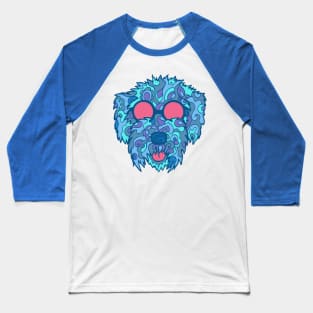 Cool Cockapoo in Blues Baseball T-Shirt